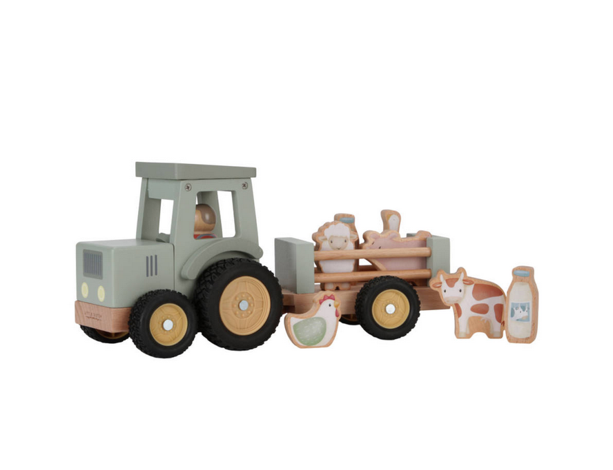 Houten tractor - Little Farm