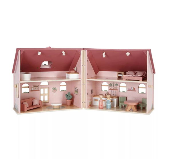 Little Dutch draagbaar houten poppenhuis