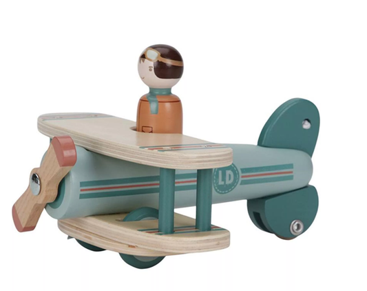 Little Dutch speelgoedvliegtuigje FSC hout